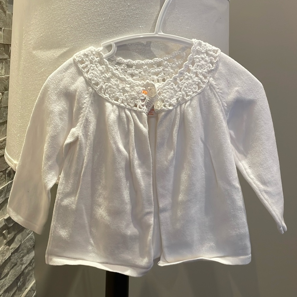 White Baby Sweater